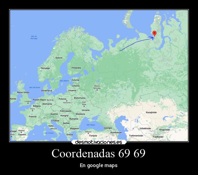 Coordenadas 69 69 - 