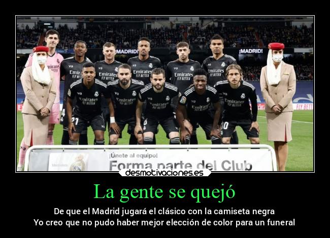 La gente se quejó - 