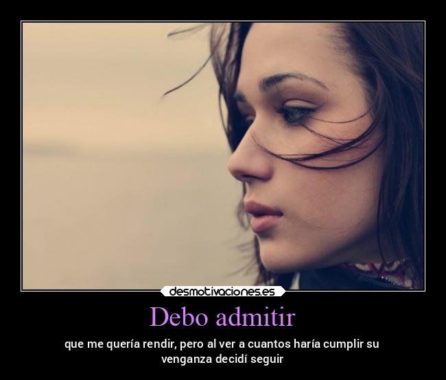 Debo admitir - 