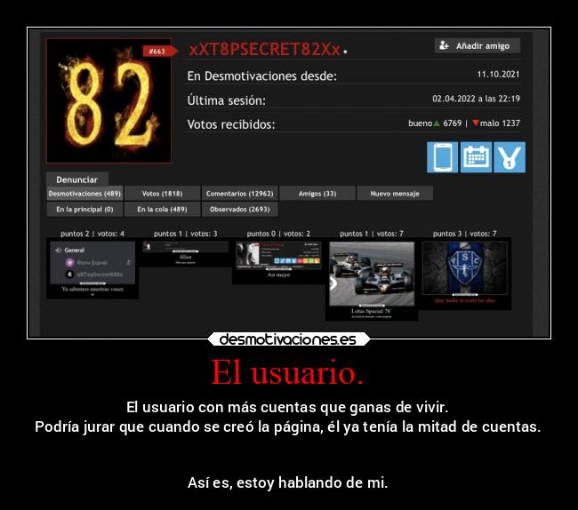 El usuario. - 