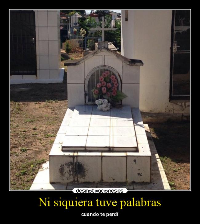 Ni siquiera tuve palabras - 