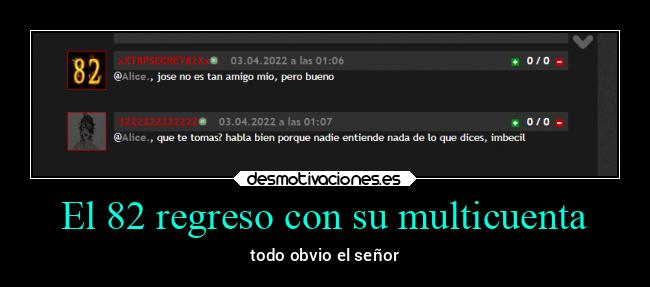 El 82 regreso con su multicuenta - 