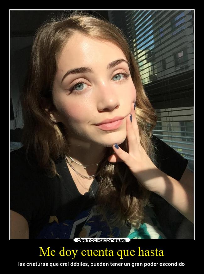 Me doy cuenta que hasta - 