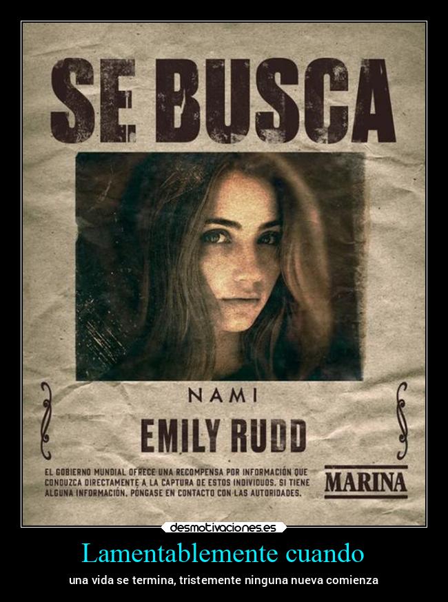 Lamentablemente cuando - 