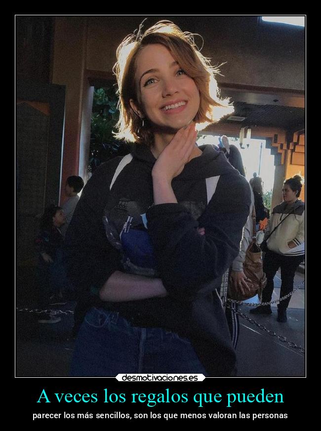 A veces los regalos que pueden - 