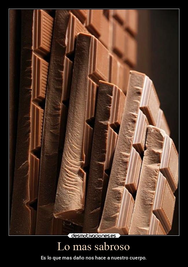 carteles comida dano peligro chocolate noticias2022 desmotivaciones