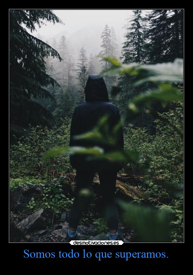 Somos todo lo que superamos. - 