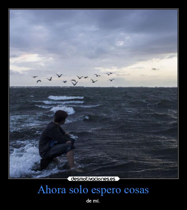 Ahora solo espero cosas - 