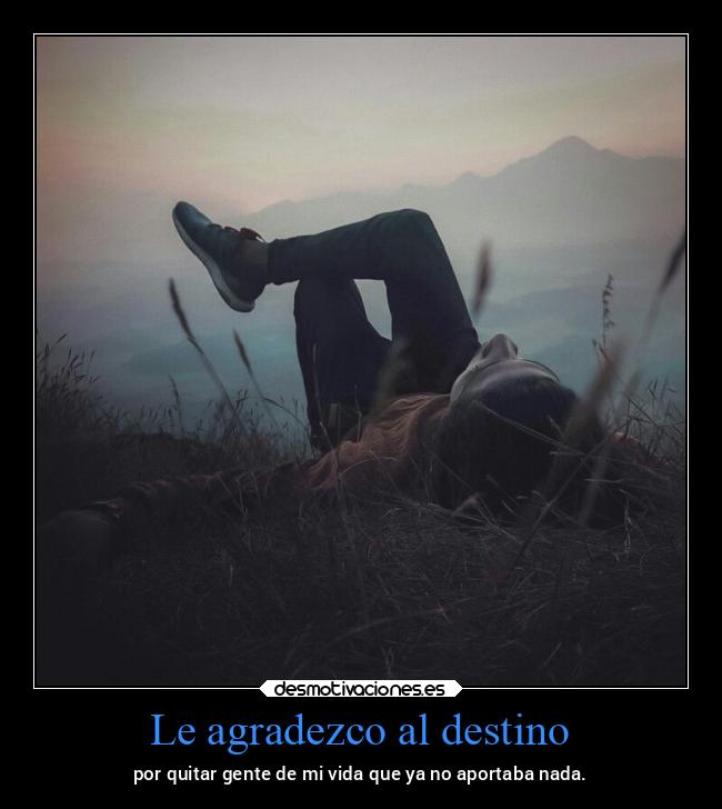 Le agradezco al destino - 