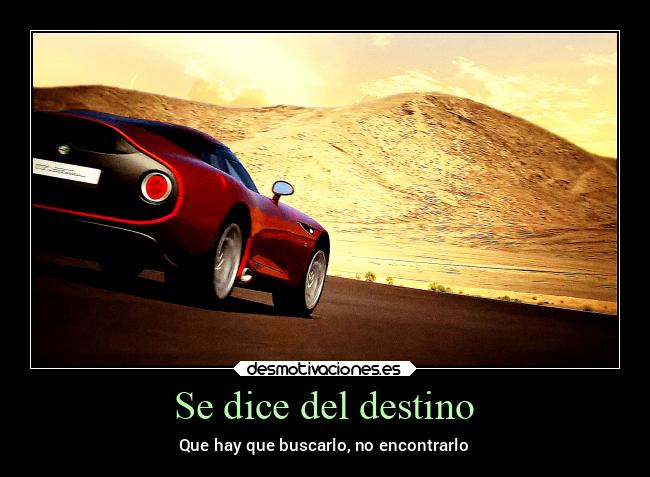 Se dice del destino - 