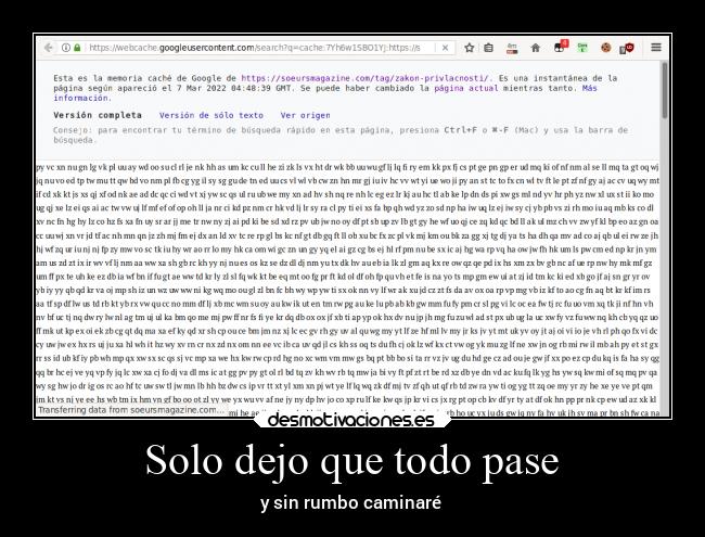 carteles internet google cache pagina desmotivaciones