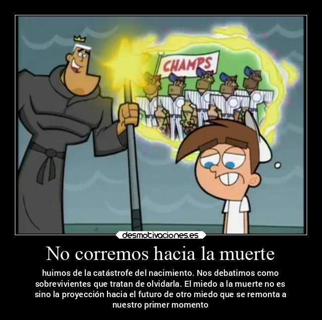 No corremos hacia la muerte -