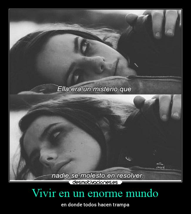 Vivir en un enorme mundo - 