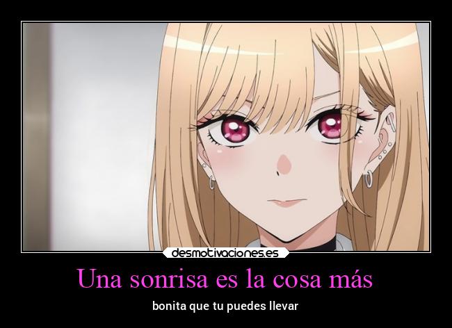 Una sonrisa es la cosa más - bonita que tu puedes llevar