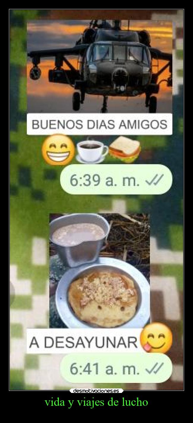 vida y viajes de lucho -