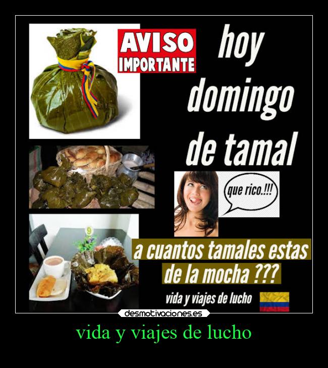 vida y viajes de lucho -