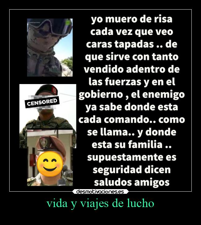 vida y viajes de lucho -