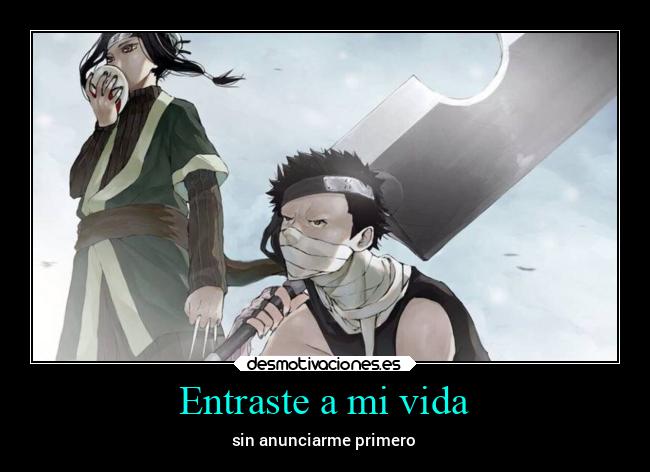 Entraste a mi vida -