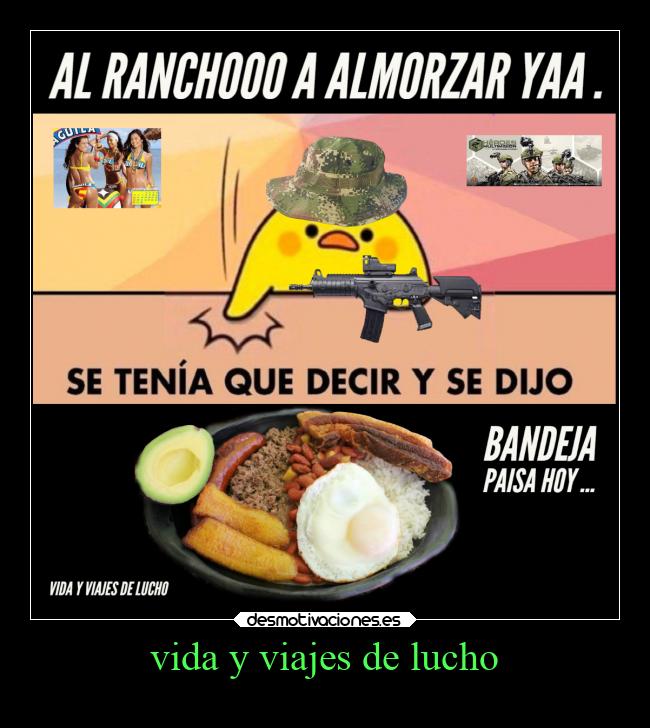 vida y viajes de lucho -
