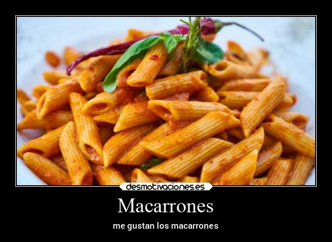 Macarrones - 