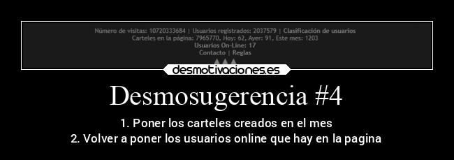 Desmosugerencia #4 - 