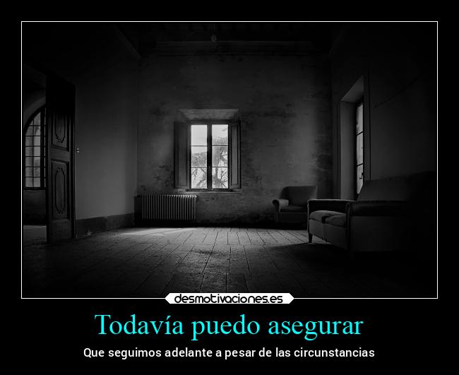 Todavía puedo asegurar - 