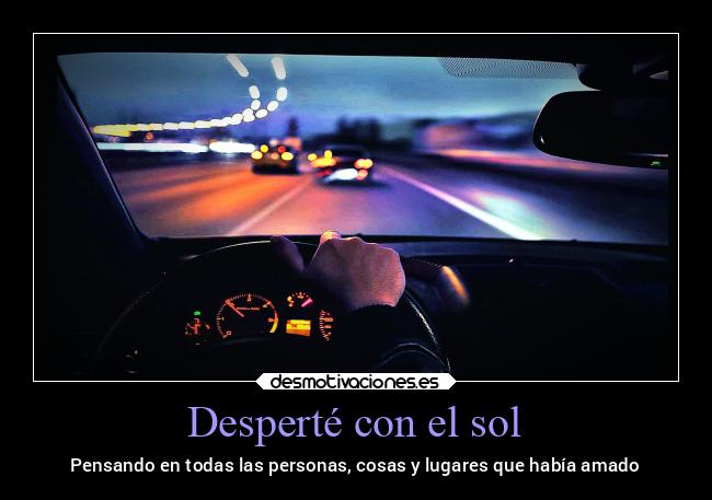 Desperté con el sol - 