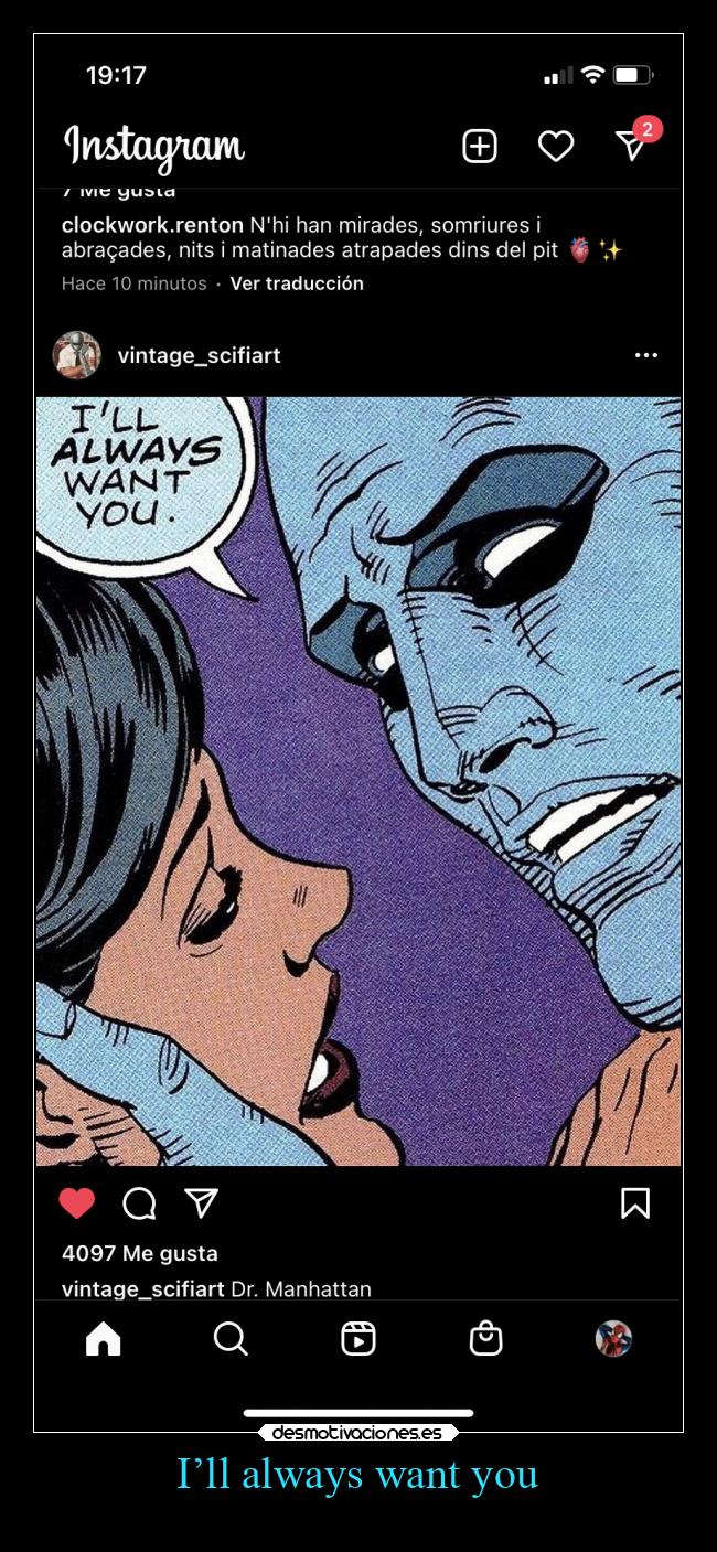 I’ll always want you -