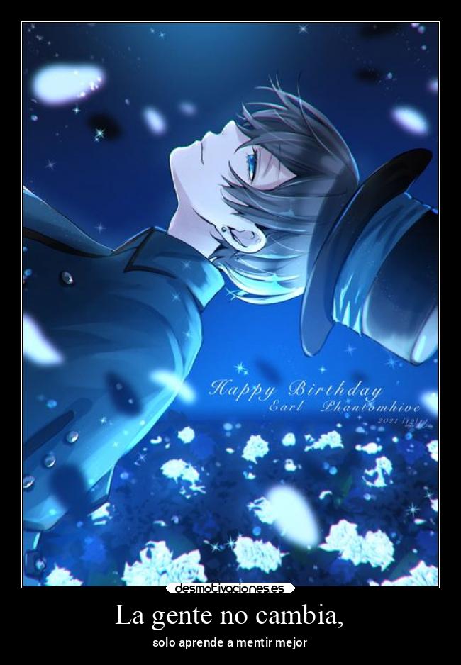 carteles arte anime ciel phantomhive kuroshitsuji angelphantomhive dulcesitophantomhive conde azul tumblr desmotivaciones
