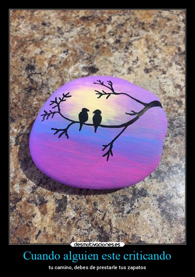Cuando alguien este criticando - 