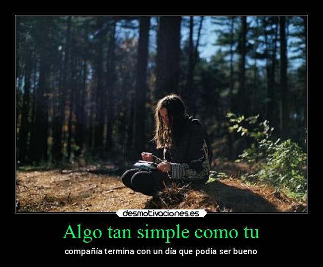 Algo tan simple como tu - 