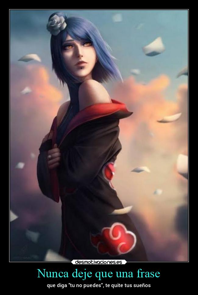 Nunca deje que una frase -