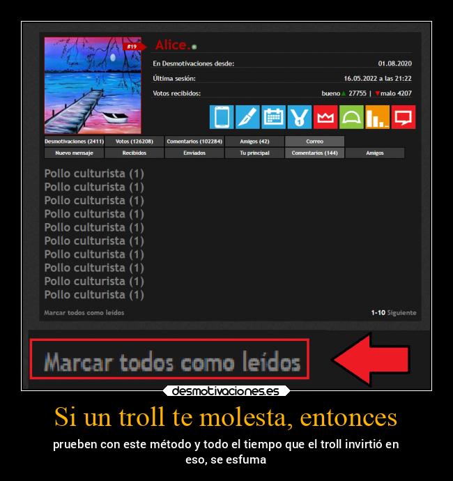 Si un troll te molesta, entonces - 
