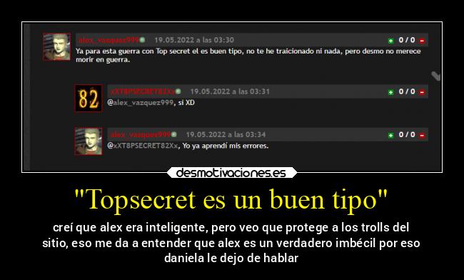 Topsecret es un buen tipo - 