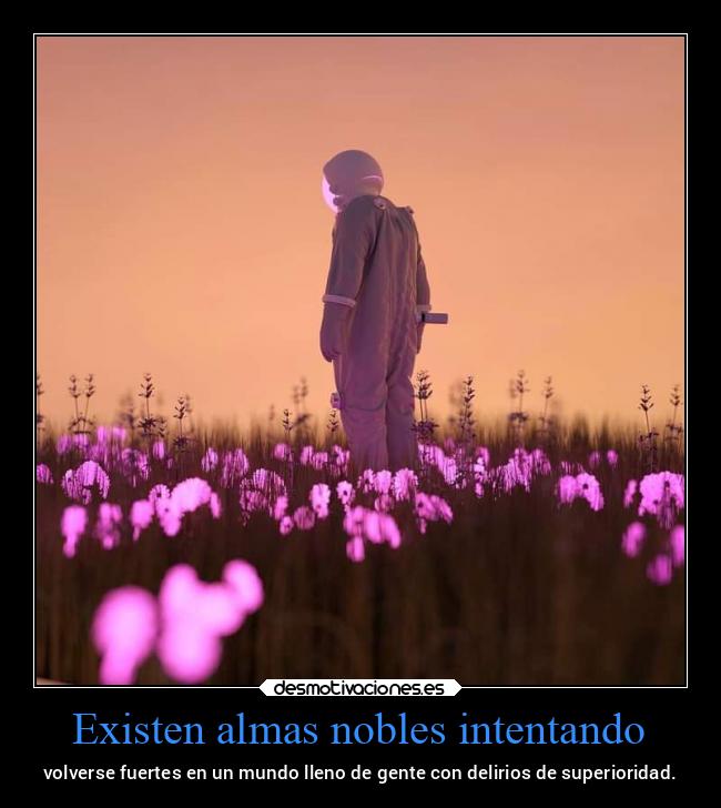 Existen almas nobles intentando - 