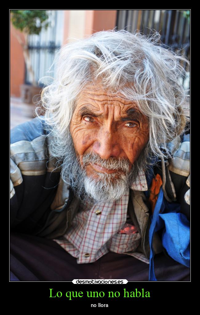 Lo que uno no habla -