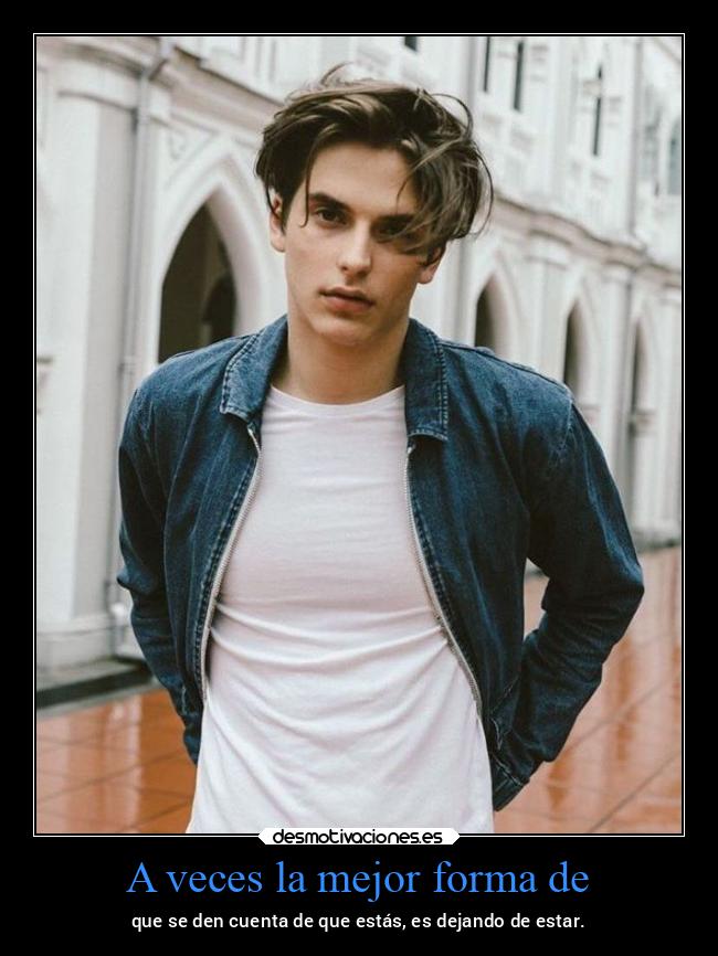 A veces la mejor forma de - 