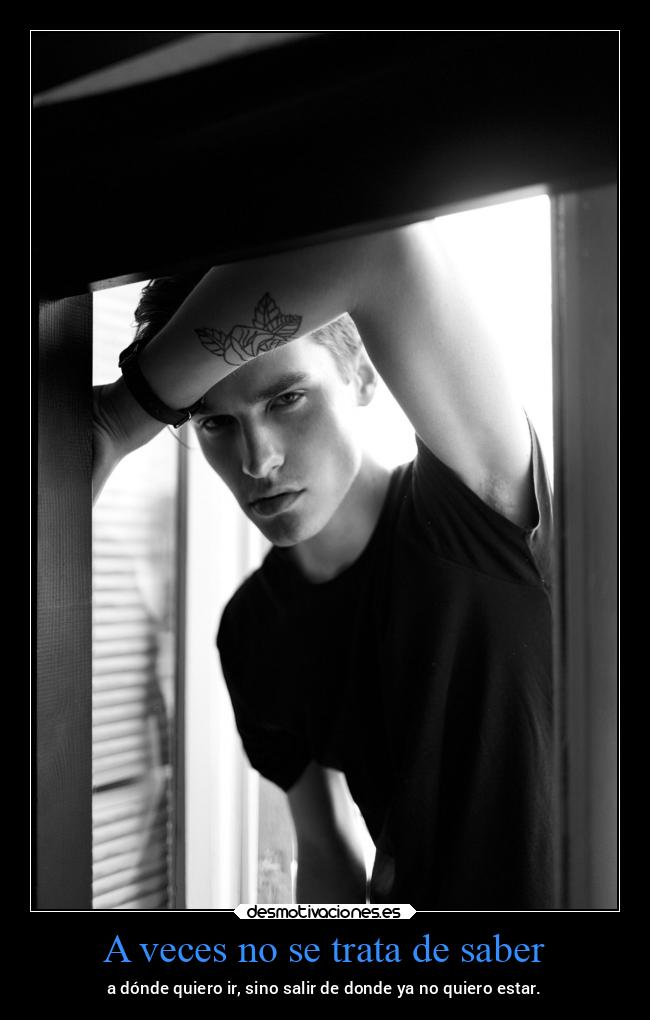 A veces no se trata de saber - 