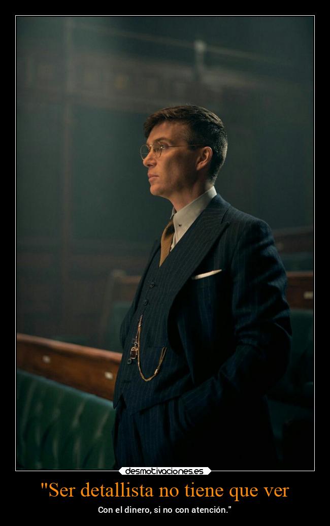Ser detallista no tiene que ver -