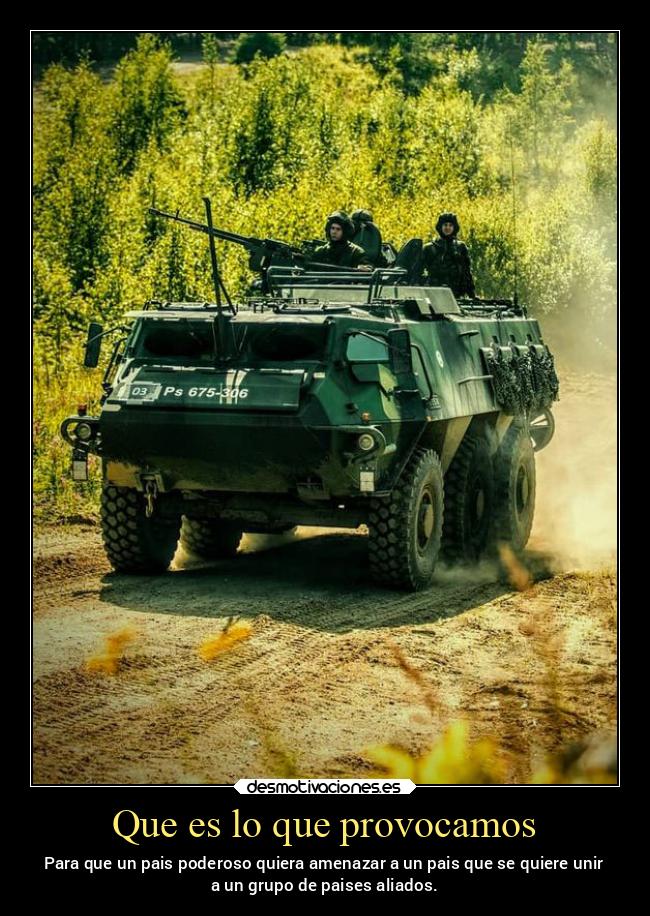 carteles guerra miedo poderoso rusia ucrania guerra2022 finlandia alianza noticias2022 desmotivaciones