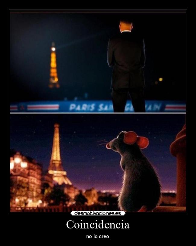 Coincidencia - no lo creo