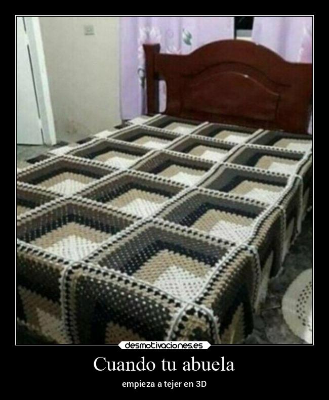 Cuando tu abuela - empieza a tejer en 3D