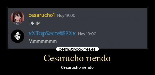 Cesarucho riendo - 