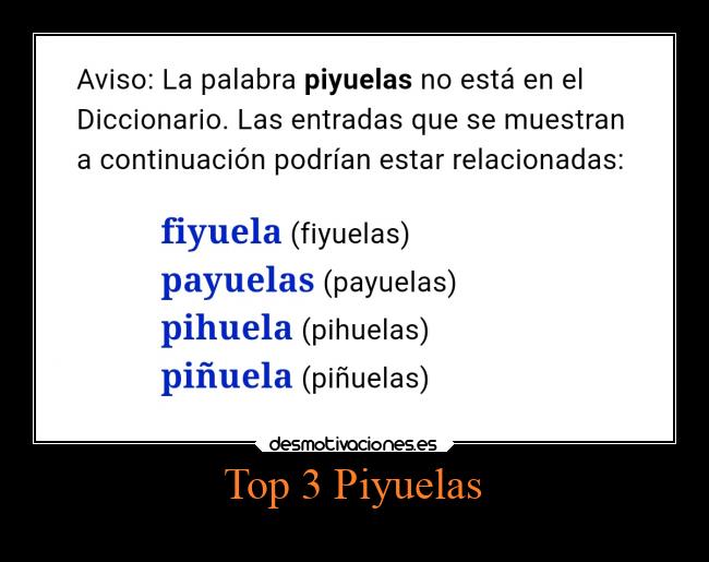 Top 3 Piyuelas - 