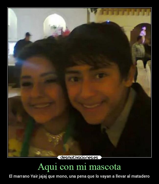 Aqui con mi mascota - 