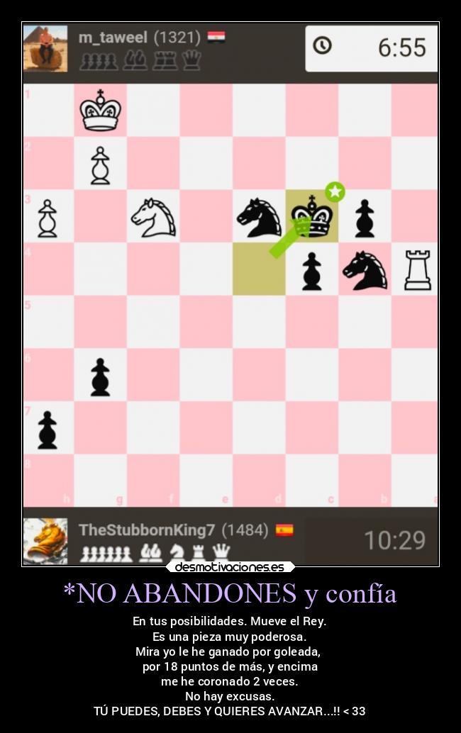 *NO ABANDONES y confía -