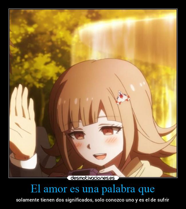 El amor es una palabra que - 