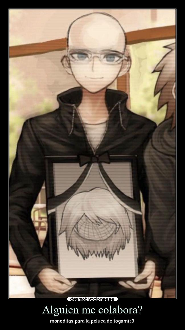 Alguien me colabora? - moneditas para la peluca de togami :3