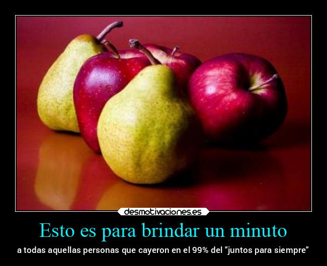 Esto es para brindar un minuto - 