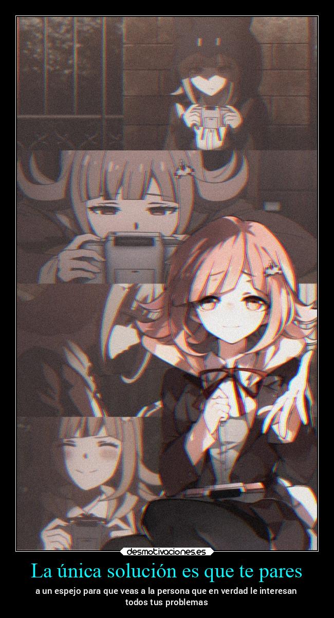 La única solución es que te pares - 